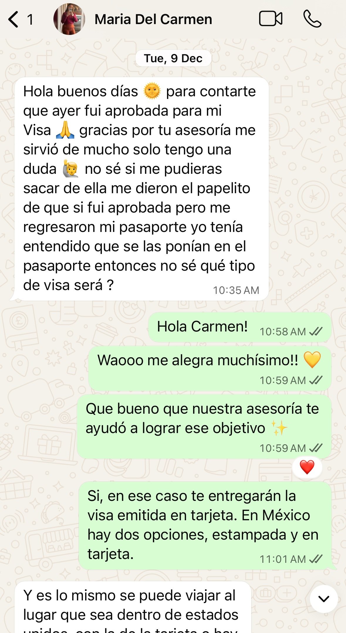 🇲🇽 Maria del Carmen